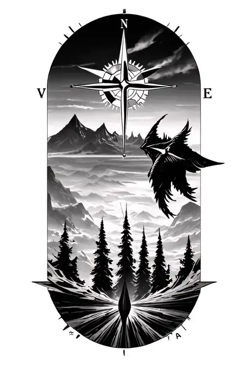 Replace The Compass With A More Detailed Compass