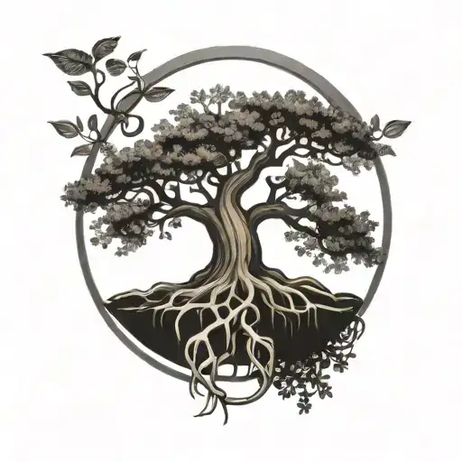 Tree Of Life With Roots