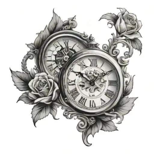 Clock With Images Inside