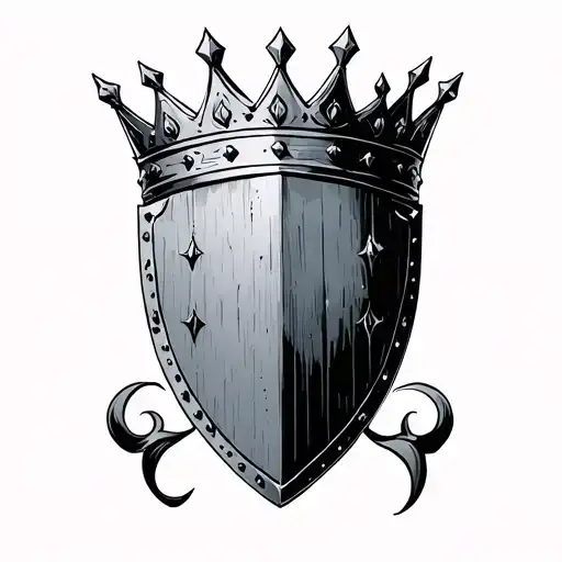 Crown And Warrior Shield