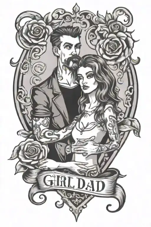 Girl Dad Heart