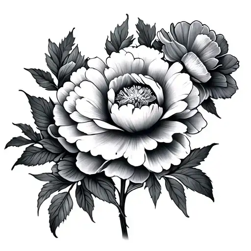 Carnation & Peony Flowers