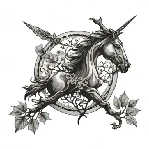 Sagittarius And Mahua Tree