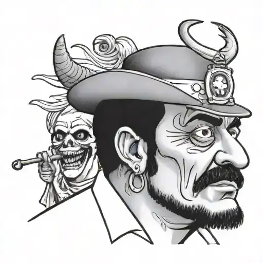 Bob Belcher As A Member Of The Misfits Crimson Ghost