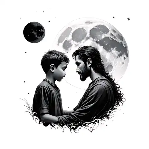 Father And Son Man That Hung The Moon