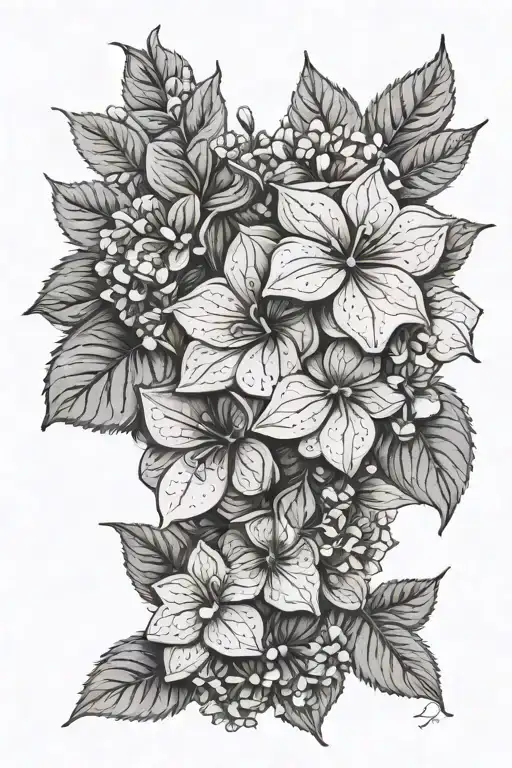 Hydrangea And Xoxo