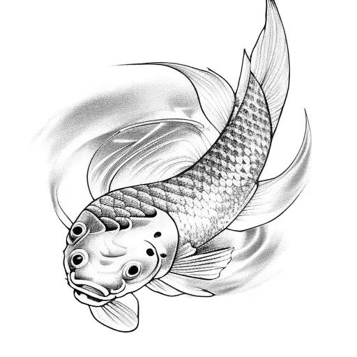 Koi Fish For Forearm