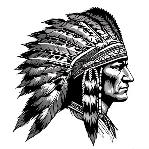 Chickasaw War Headdress