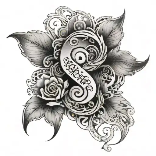 Infinitely Written Down Back Of Arm