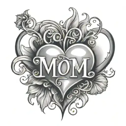 Mom Love Heart