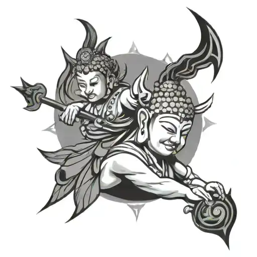Sagittarius And Angry Budha