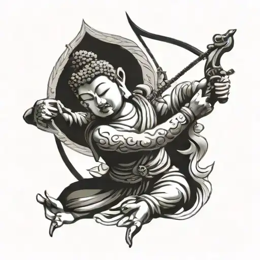 Budha With Sagittarius Archer