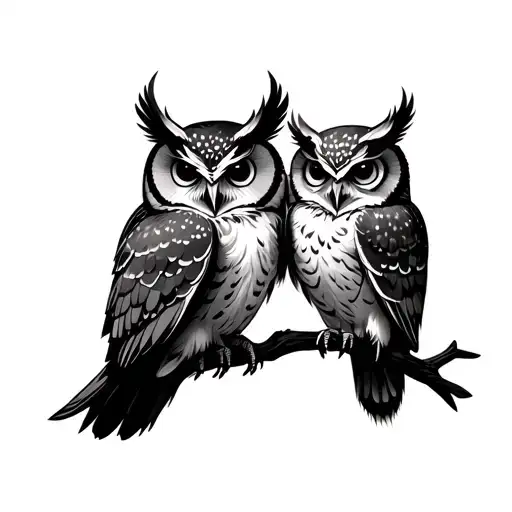 Owls Representing The Bond