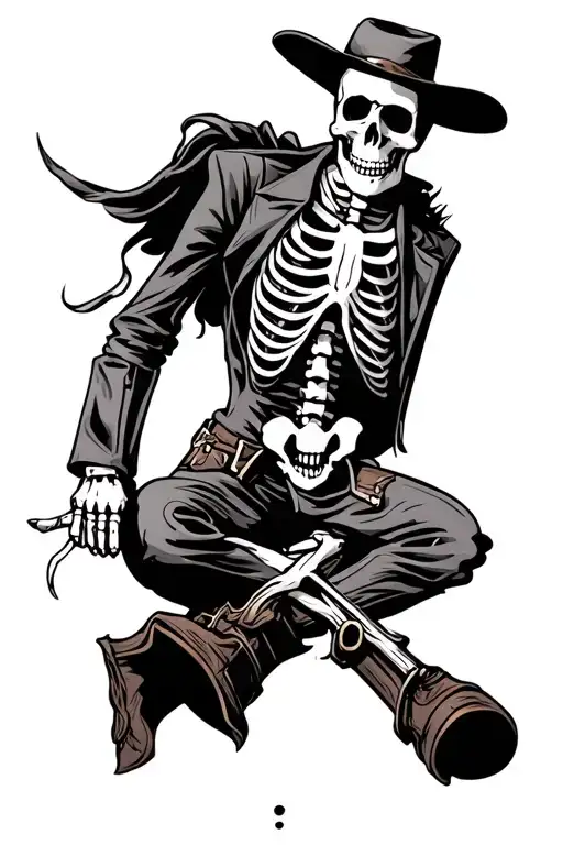 Skeleton Cowboy
