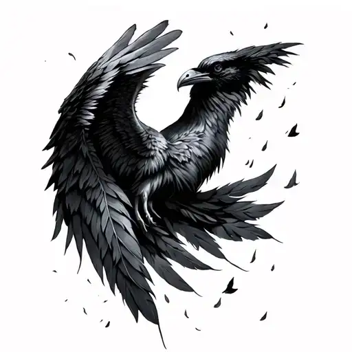 Hermes Ankle Wings As Swap For Raven Feathers Falling