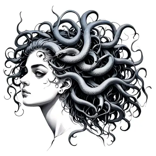 Medusa But That Hair Looks With More Snakes