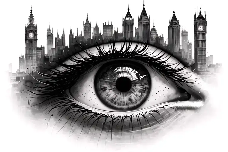 Liverpool Skyline Eye Inside