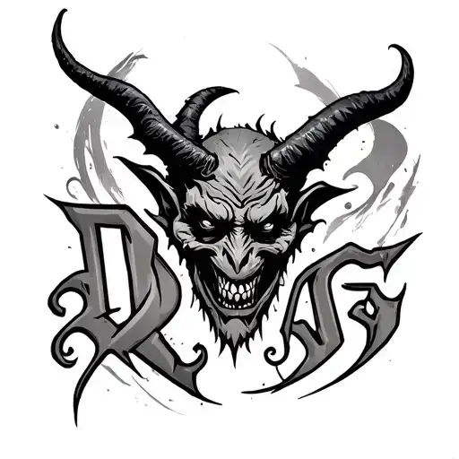 Djg Initials And Daddy Demon