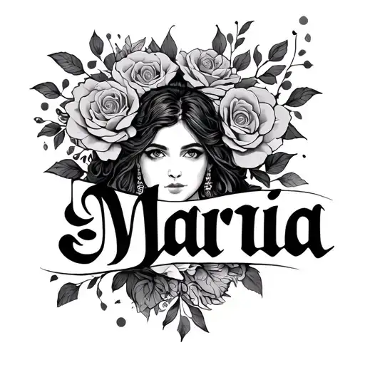 Maria Name Written
