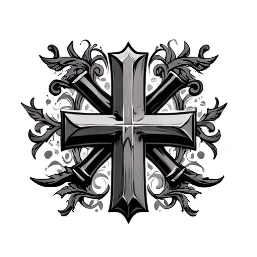 Cross Design Featuring