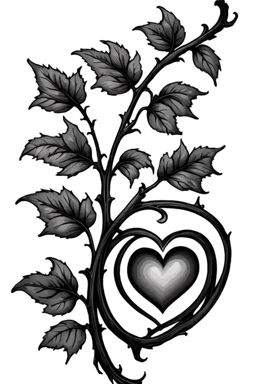A Vine With Hearts Within It