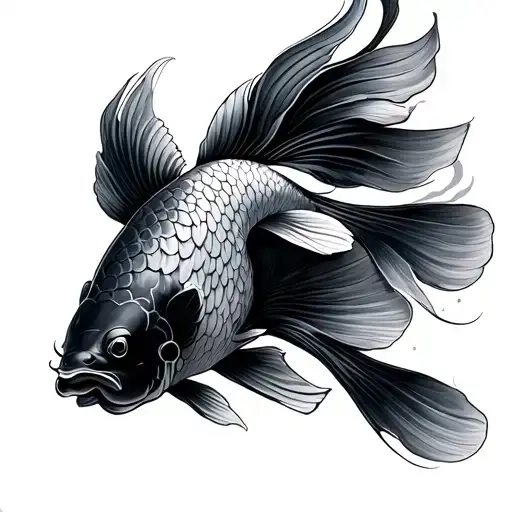Koi Fish Transforming