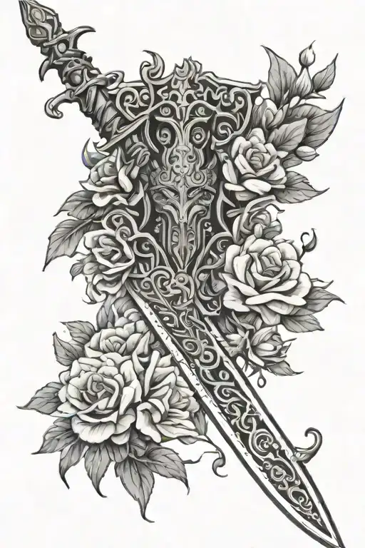 Sword God Flowers Light