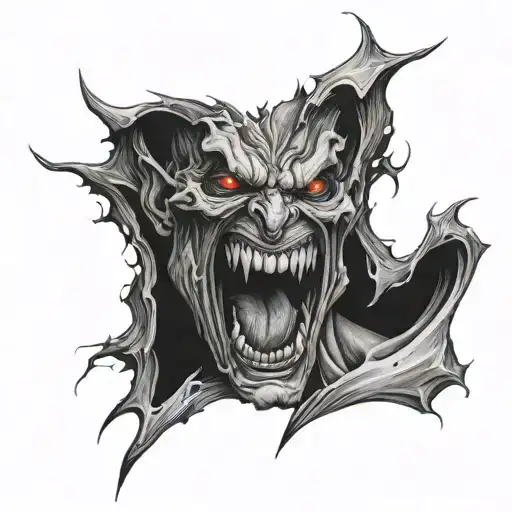 Evil Ripping Out From Within Good