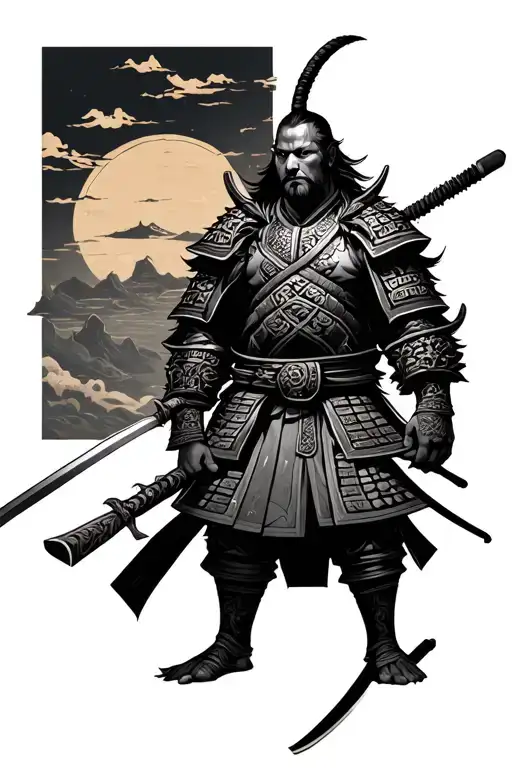 Coverup Samurai Standing