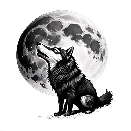 Little Wolf Howling At The Moon