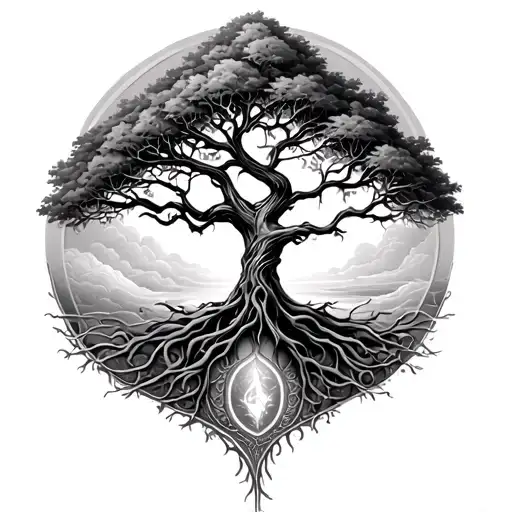Gemini With Tree Of Life