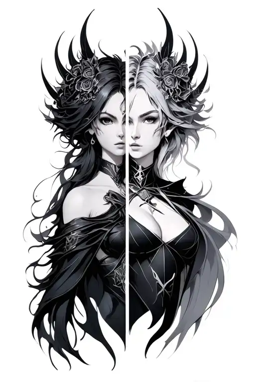 Terra From Final Fantasy 6 In Both Human And Her Esper Form