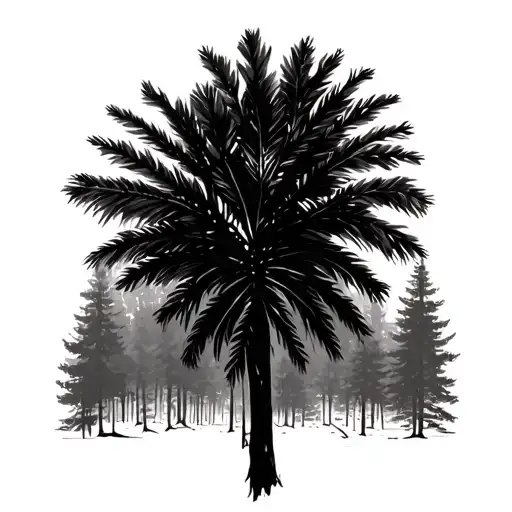 Combine The Palmetto Tree And Pnw Forest Band