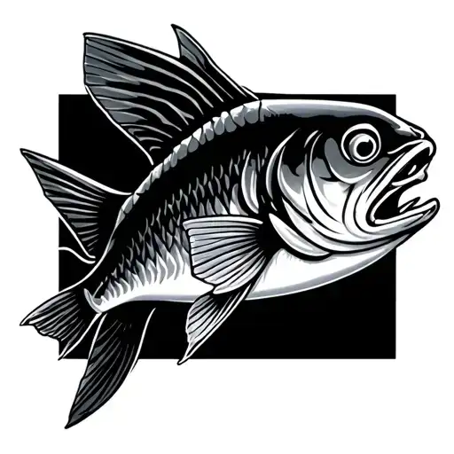 Fish Hook And Line Spelling Michael