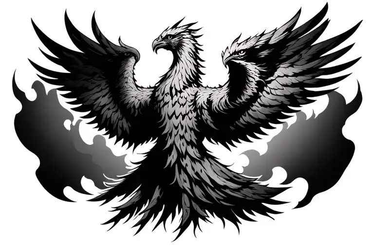 Phoenix Rising From Ashes