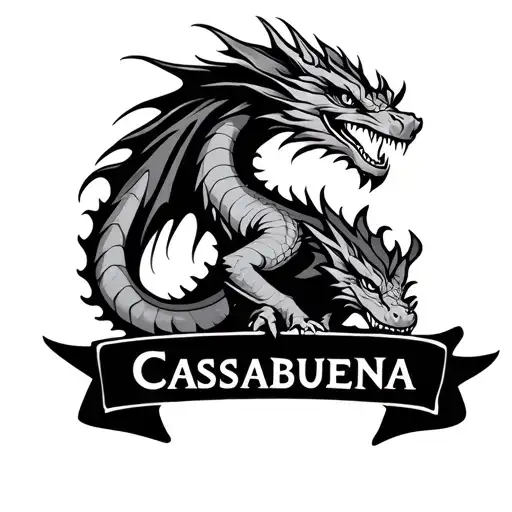Dragon With Casabuena Family Name