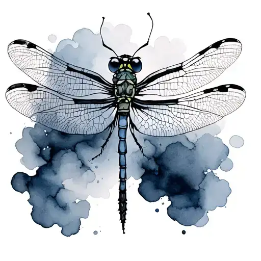 Watercolor Dragonfly