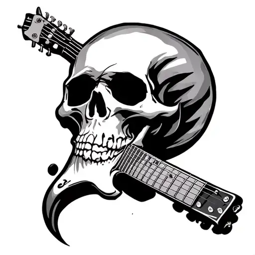 Skull Guitar