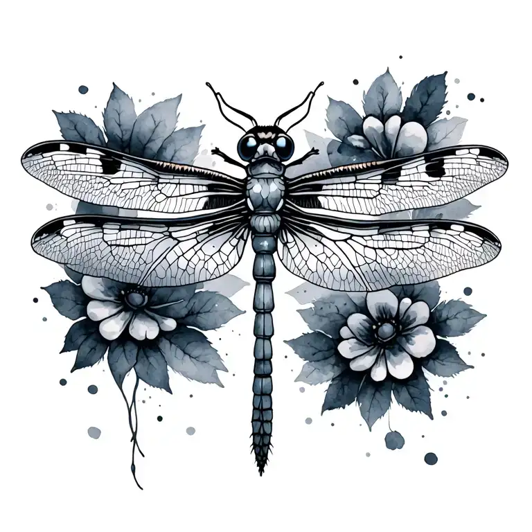 Watercolor Dragonfly