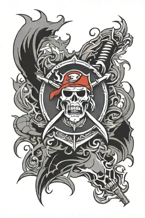 Tampa Bay Buccaneers Logo And Tampa Bay Lightning Logo Forearm Sleeve