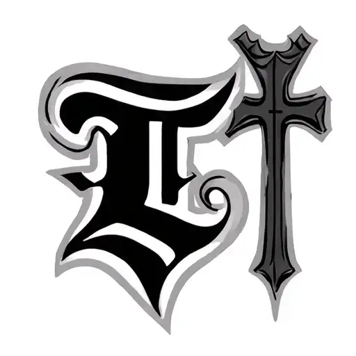 Word Zealot With Cross As Letter T