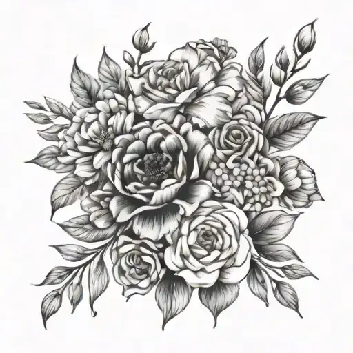 Flower Birth Flower Bouquet