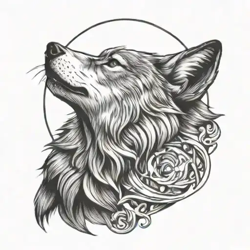 Wolf Howling Outdoor