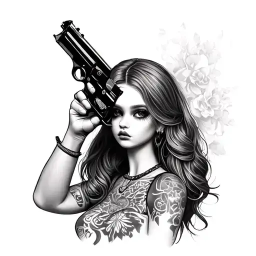 Doll With Gun
