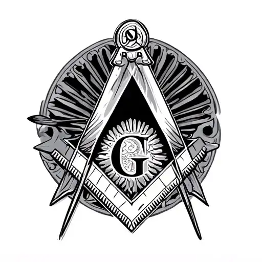 Freemason Symbol Incorporated Representing The Client's