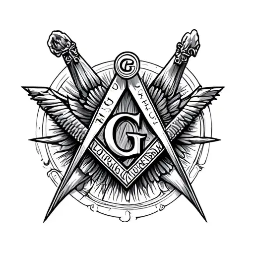 Freemason Symbol Incorporated Within Its Intricate