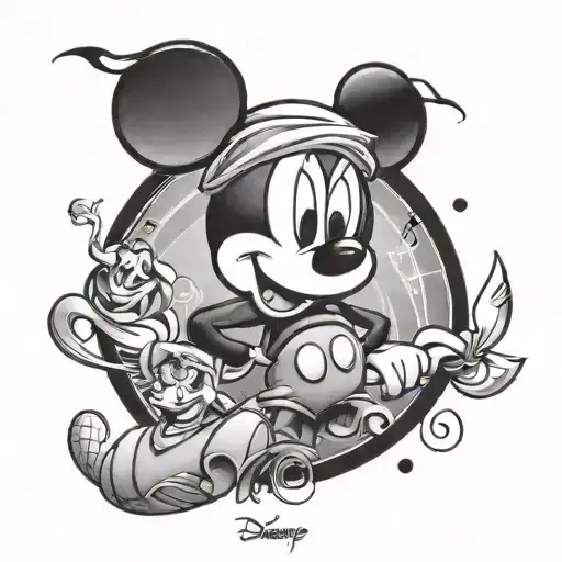 Disney Process Funny Modern Minimalist