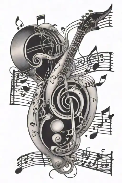 Music Notes Written Susan
