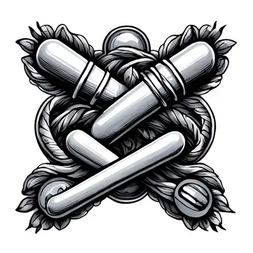 Pharmacy Symbol Intertwined