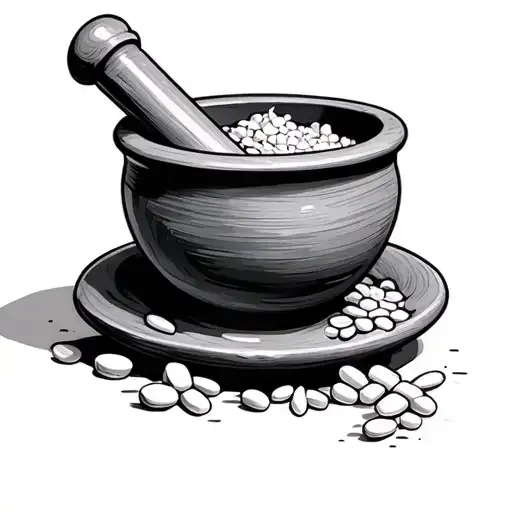 Pharmacy Mortar And Pestle